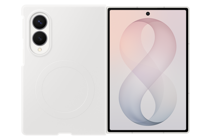 Samsung Z Fold8 Silicone Magnet Case Latte - Hero