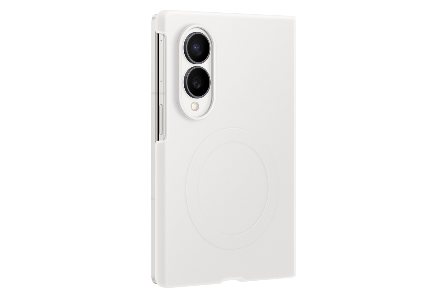 Samsung Z Fold8 Silicone Magnet Case Latte - Lifestyle