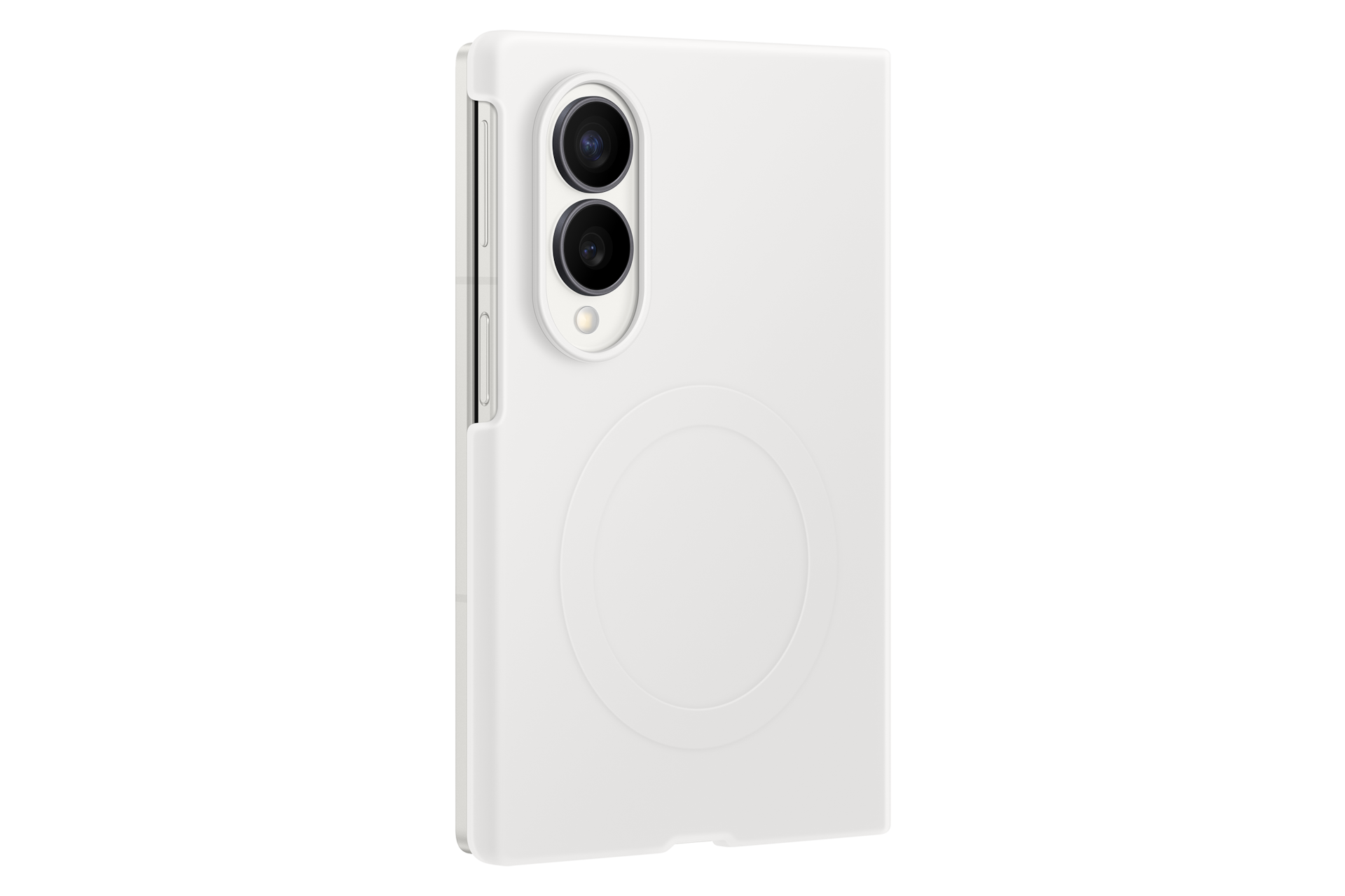 Samsung Z Fold8 Silicone Magnet Case Latte - Lifestyle