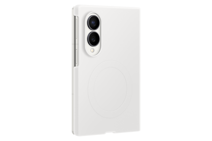 Samsung Z Fold8 Silicone Magnet Case Latte - Lifestyle