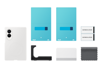 Samsung Z Fold8 Silicone Magnet Case Latte - Contents