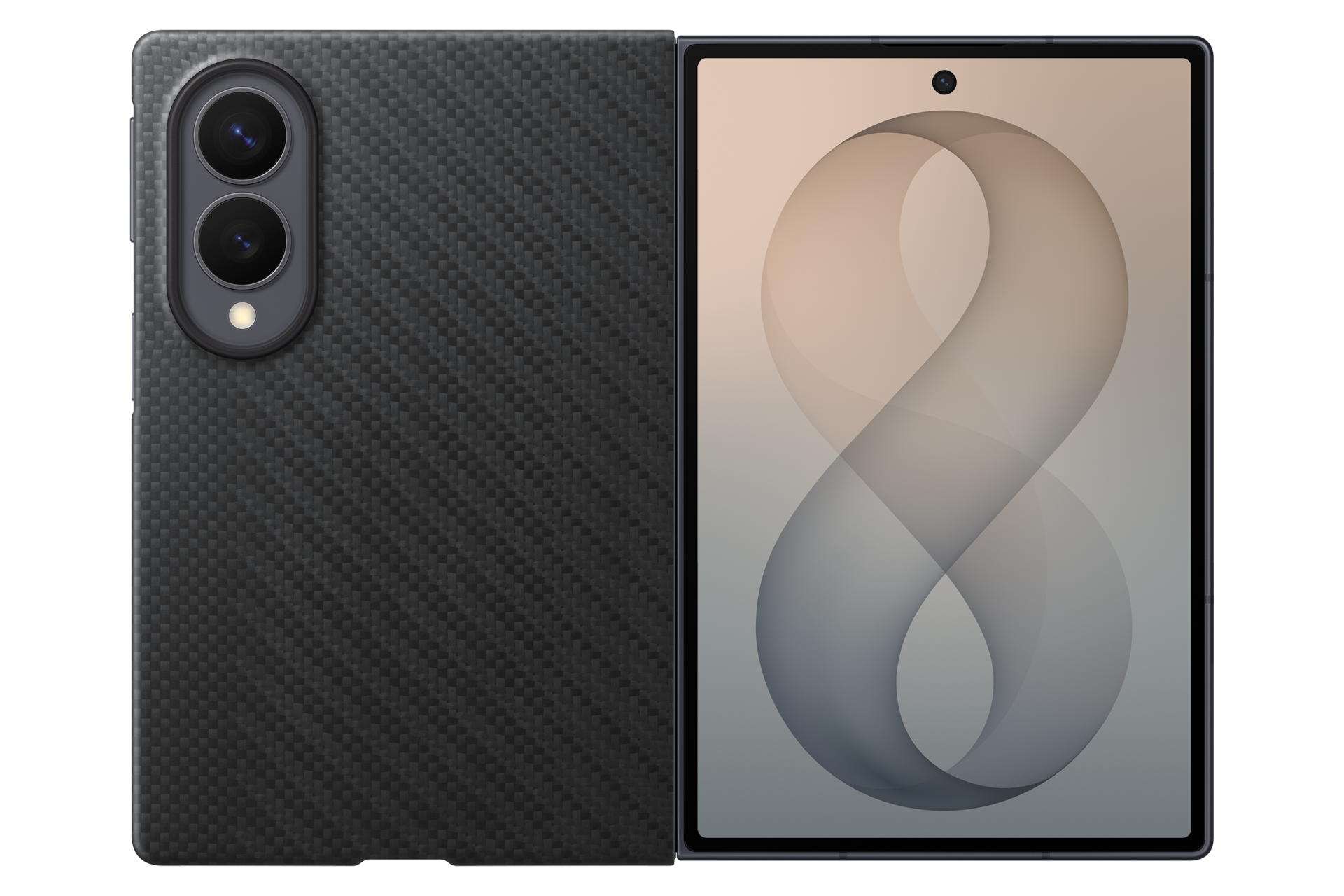 Samsung Galaxy Z Fold8 Carbon Magnet Case Graphite