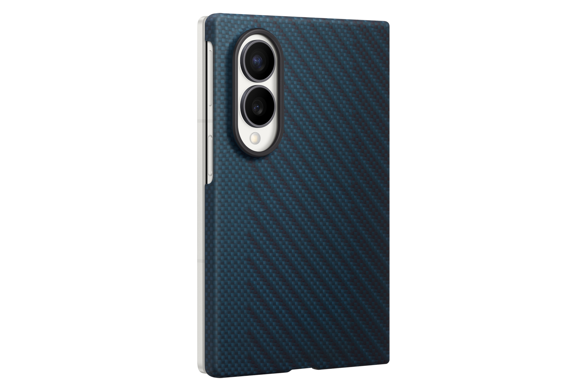 Samsung Z Fold8 Carbon Magnet Case Blue - Lifestyle