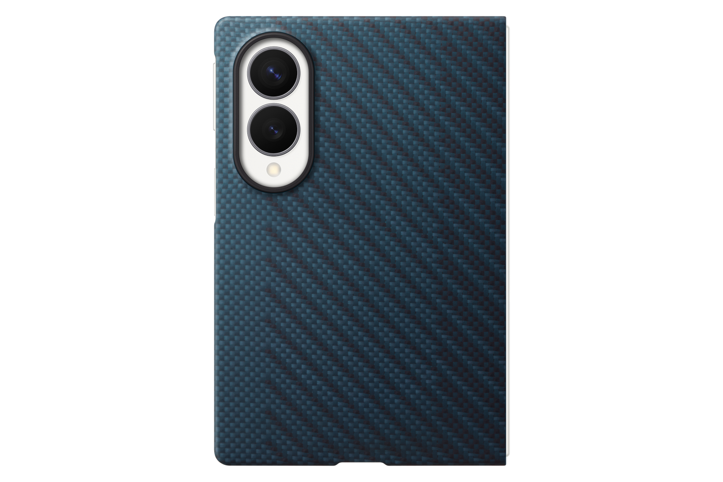 Samsung Z Fold8 Carbon Magnet Case Blue - Angle