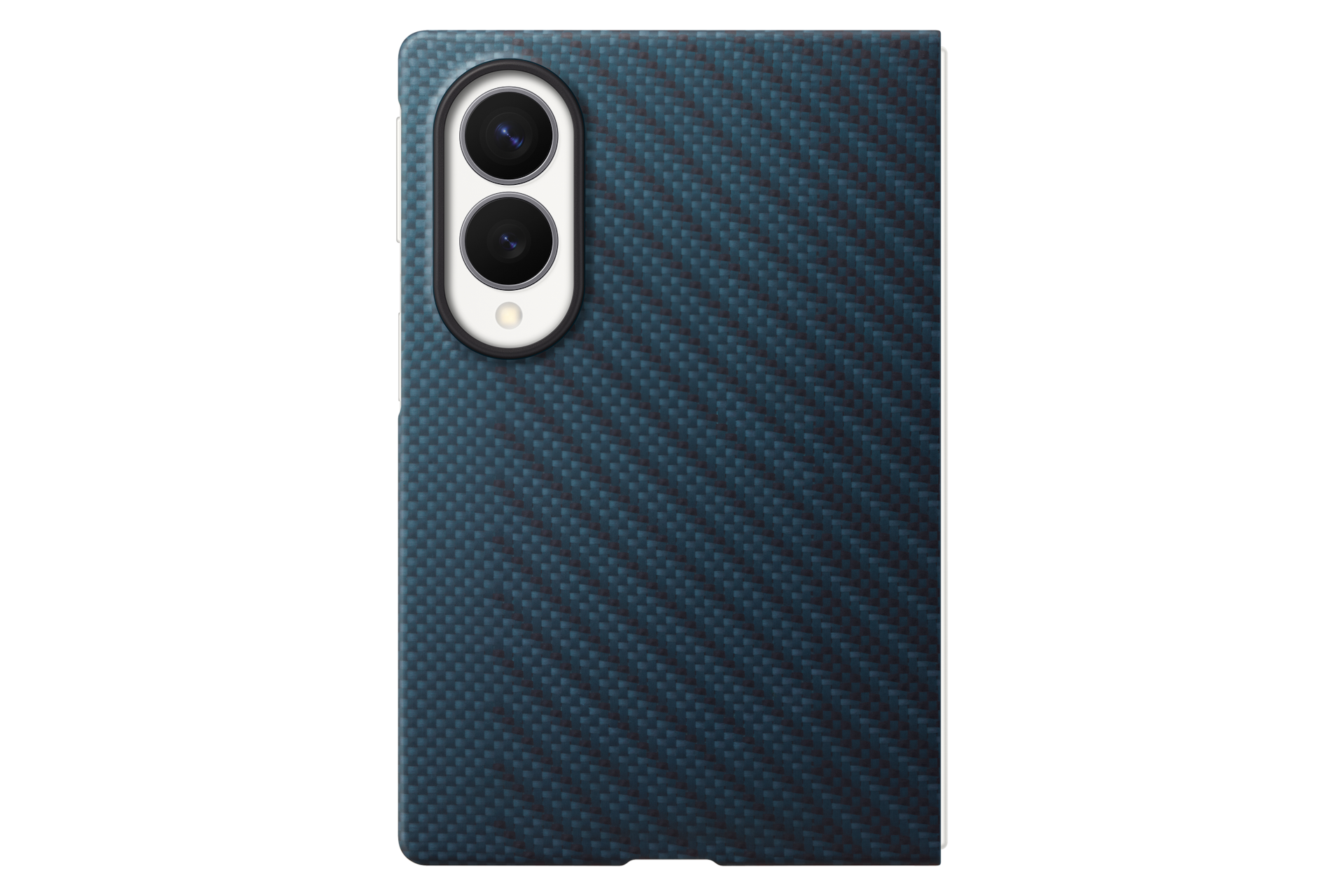 Samsung Z Fold8 Carbon Magnet Case Blue - Angle