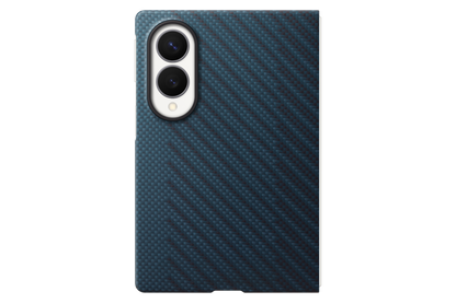 Samsung Z Fold8 Carbon Magnet Case Blue - Angle