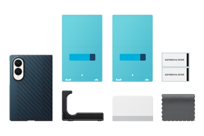 Samsung Z Fold8 Carbon Magnet Case Blue - Contents