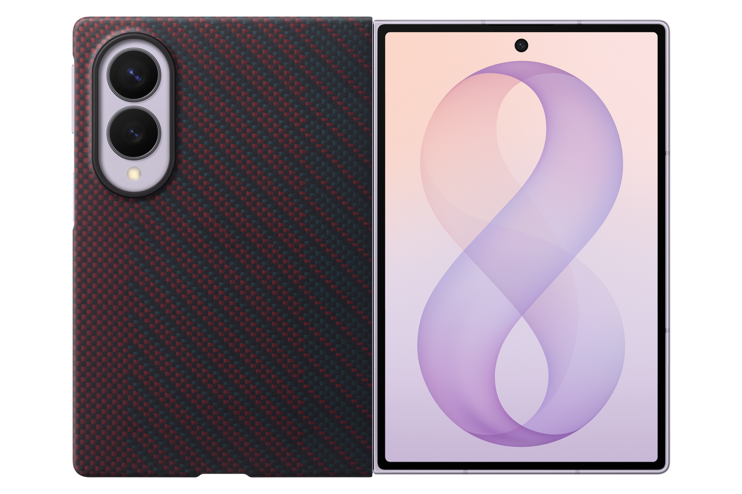 Samsung Galaxy Z Fold8 Carbon Magnet Case Violet