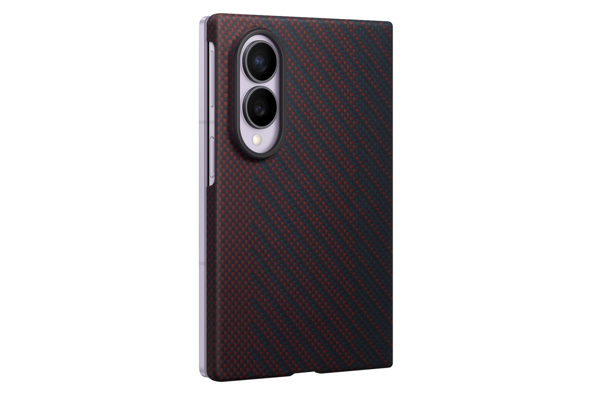 Samsung Z Fold8 Carbon Magnet Case Violet - Lifestyle