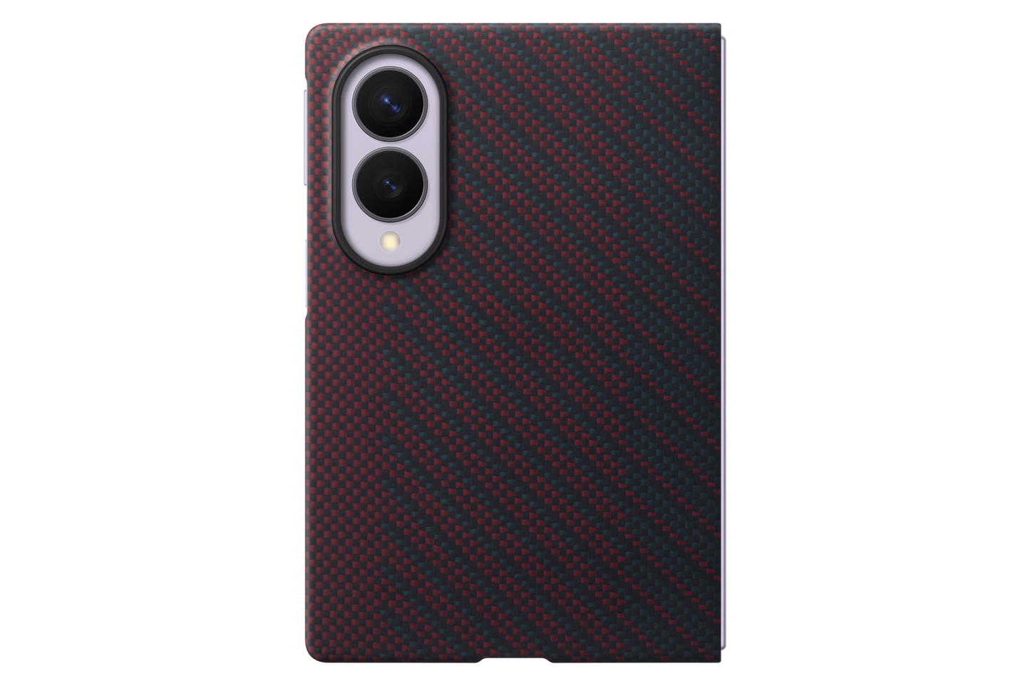 Samsung Z Fold8 Carbon Magnet Case Violet - Angle