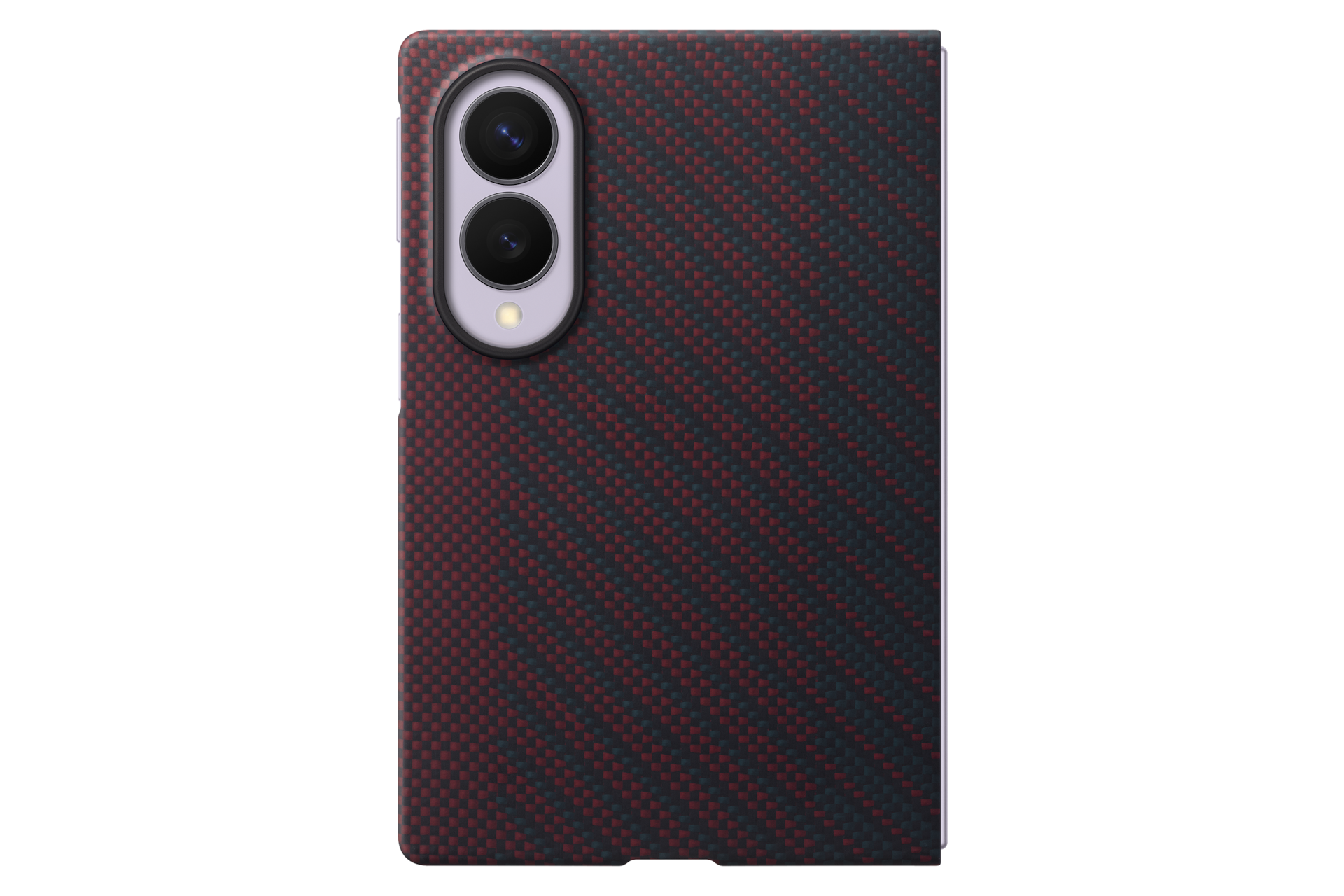 Samsung Z Fold8 Carbon Magnet Case Violet - Angle