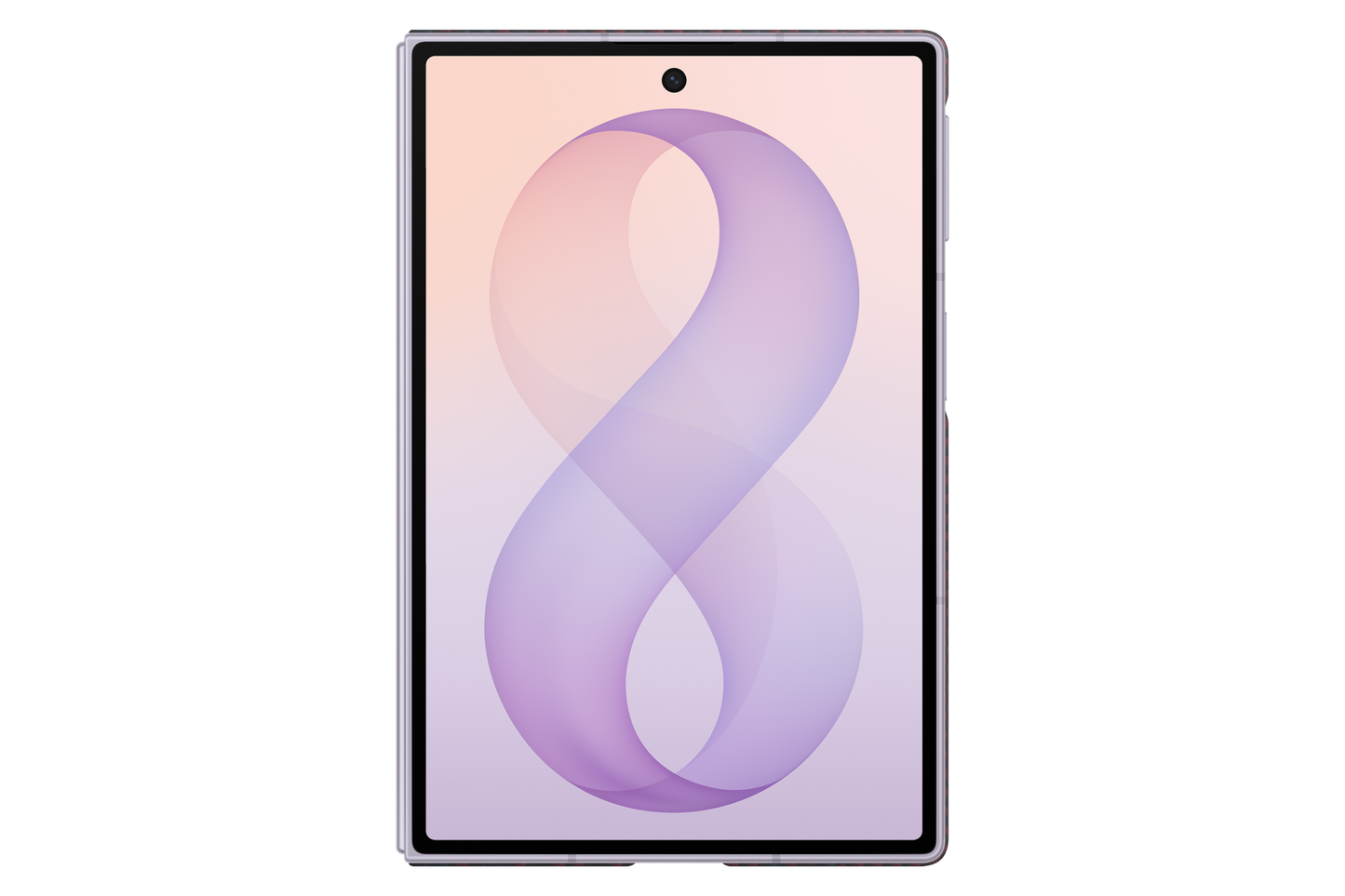 Samsung Z Fold8 Carbon Magnet Case Violet - Front