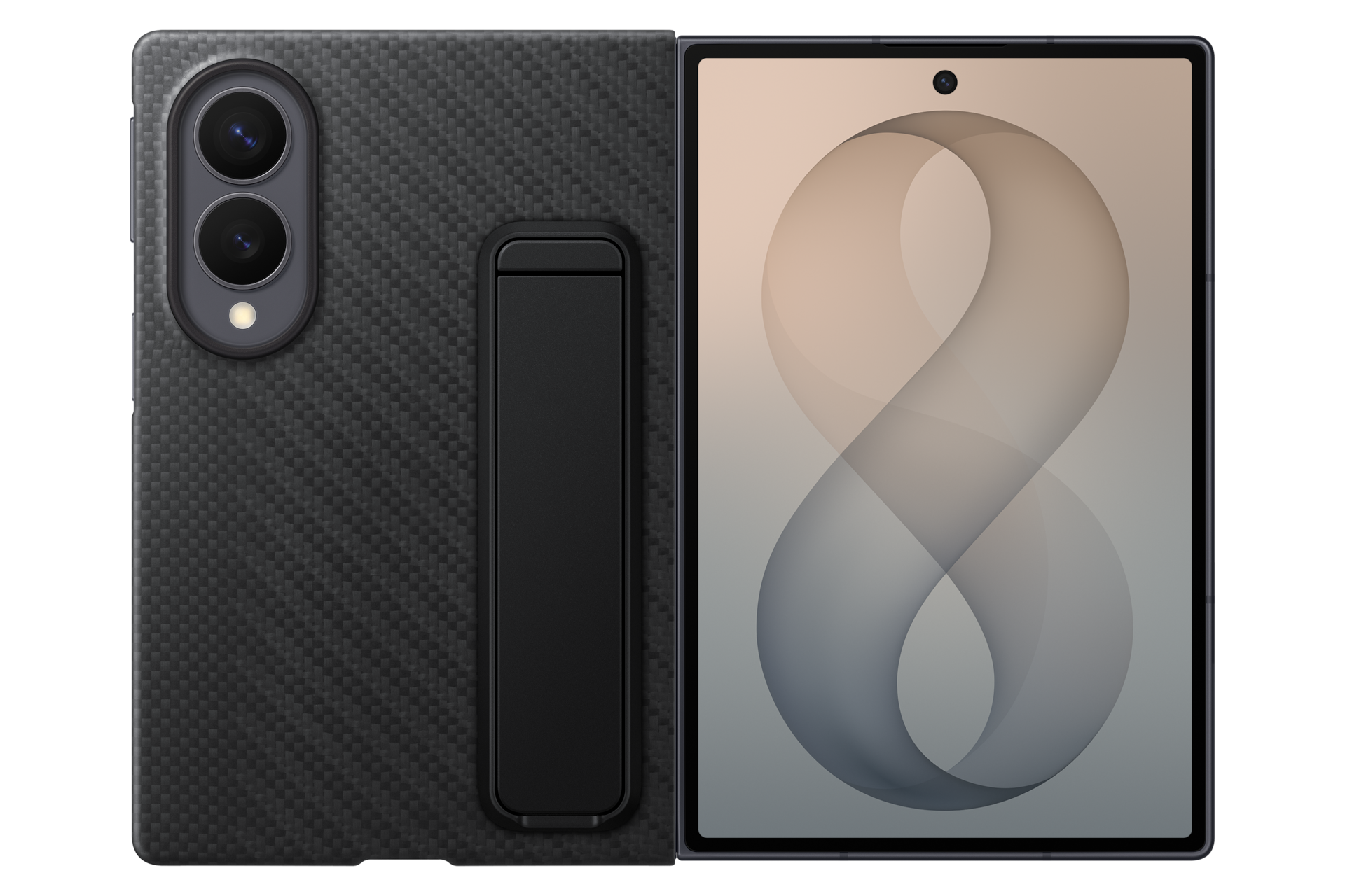 Samsung Galaxy Z Fold8 Carbon Standing Case Graphite