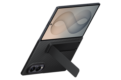 Samsung Z Fold8 Carbon Standing Case - Landscape