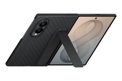 Samsung Z Fold8 Carbon Standing Case - Portrait