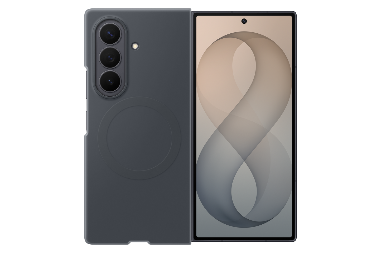 Samsung Galaxy Z Fold8 Ultra Silicone Magnet Case Graphite