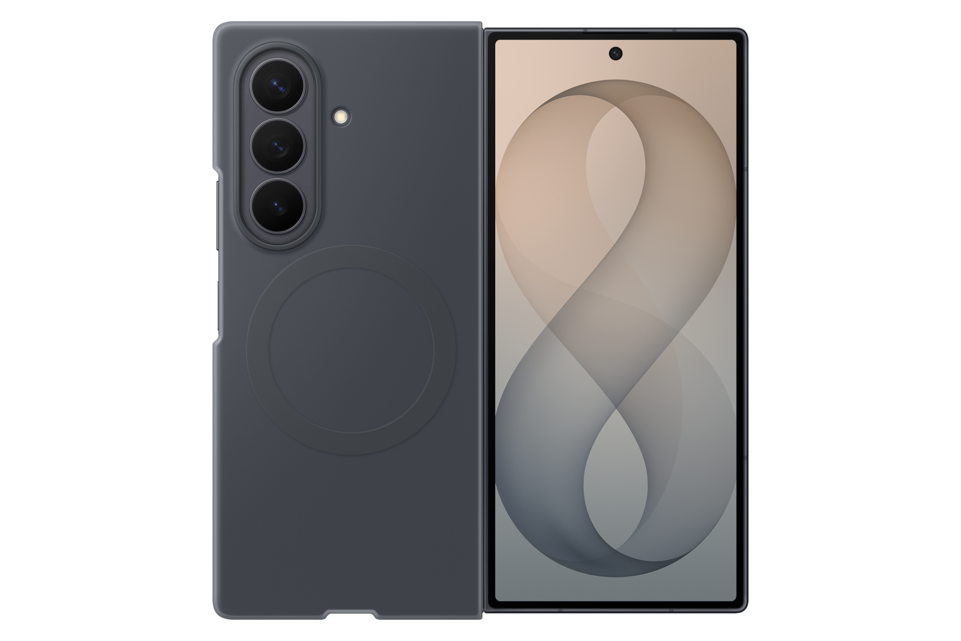 Samsung Galaxy Z Fold8 Ultra Silicone Magnet Case Graphite