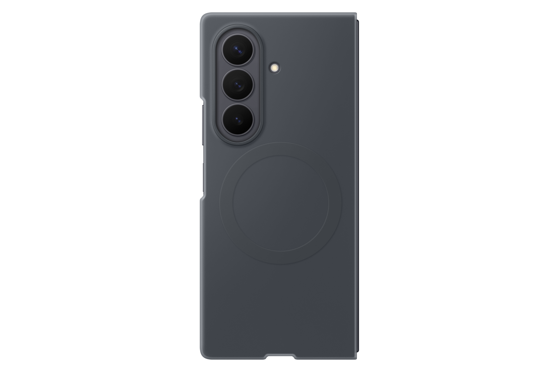 Samsung Z Fold8 Ultra Silicone Magnet Case Graphite - Angle