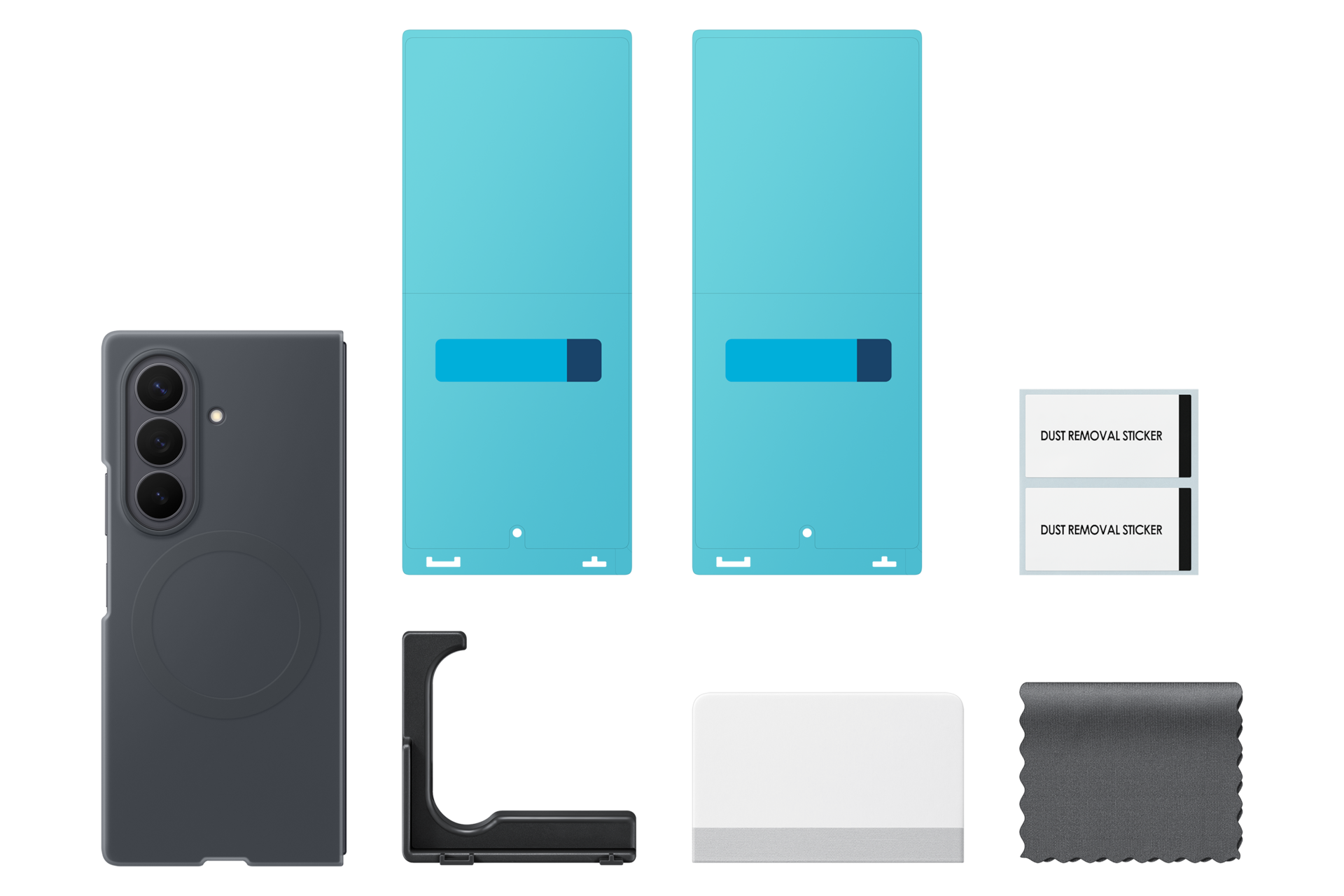 Samsung Z Fold8 Ultra Silicone Magnet Case Graphite - Contents