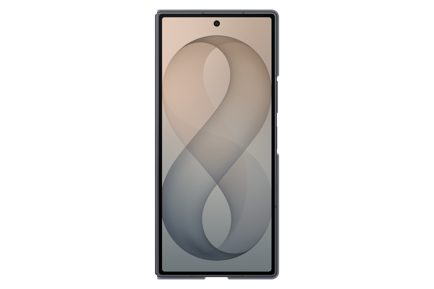 Samsung Z Fold8 Ultra Silicone Magnet Case Graphite - Front