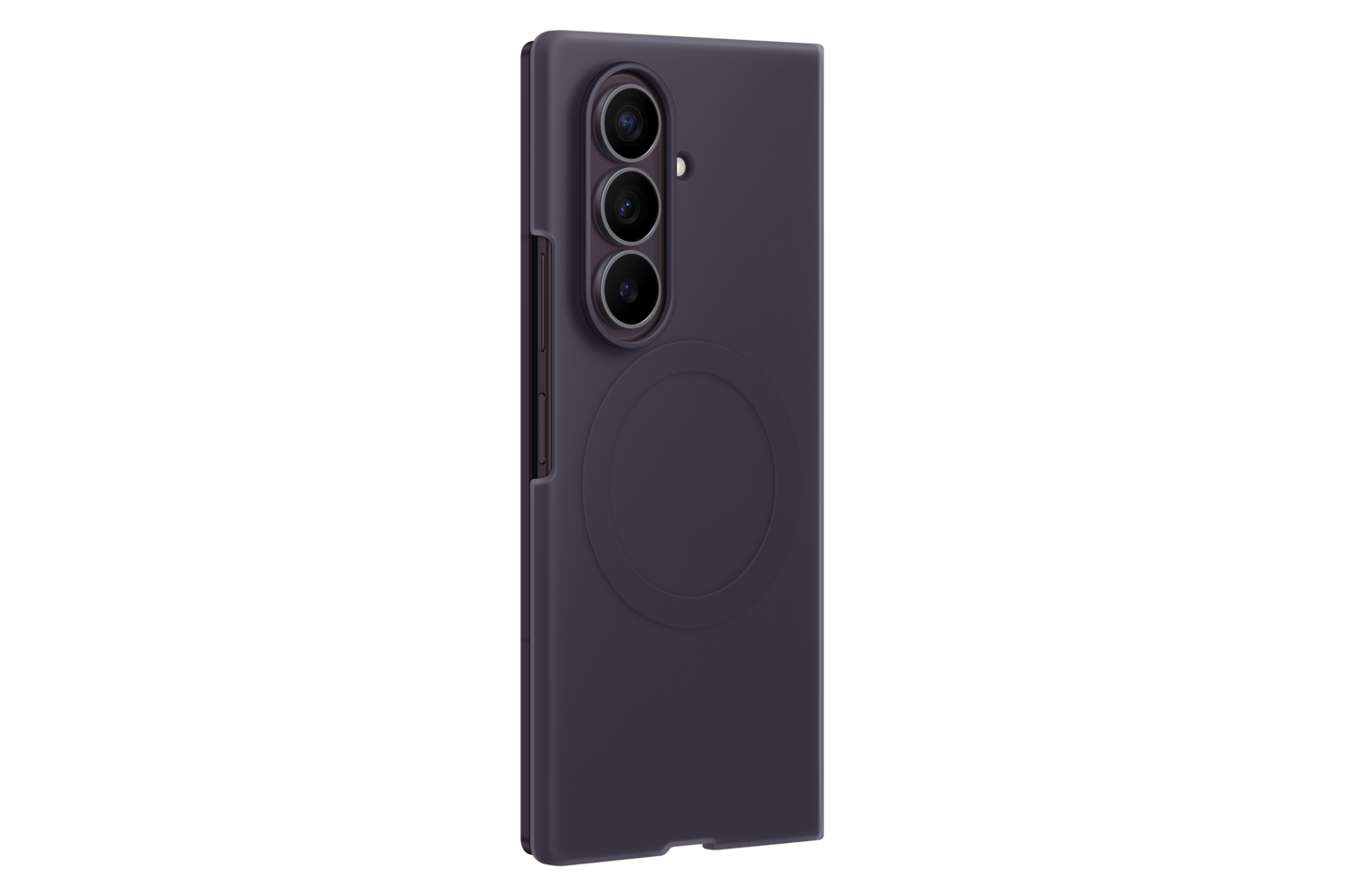 Samsung Z Fold8 Ultra Silicone Magnet Case Violet - Lifestyle