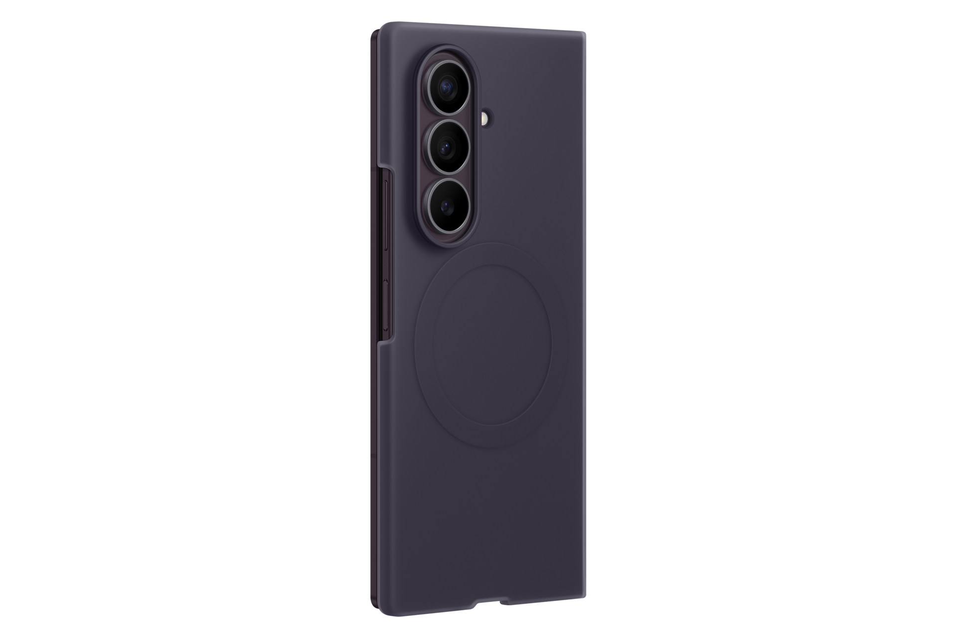 Samsung Z Fold8 Ultra Silicone Magnet Case Violet - Lifestyle