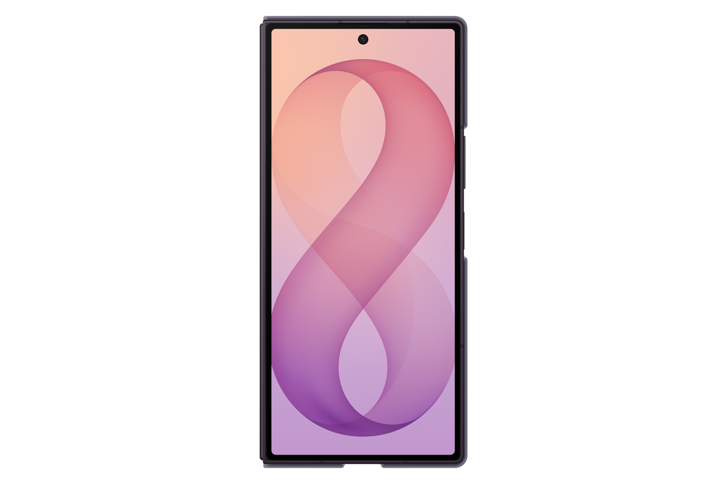 Samsung Z Fold8 Ultra Silicone Magnet Case Violet - Front