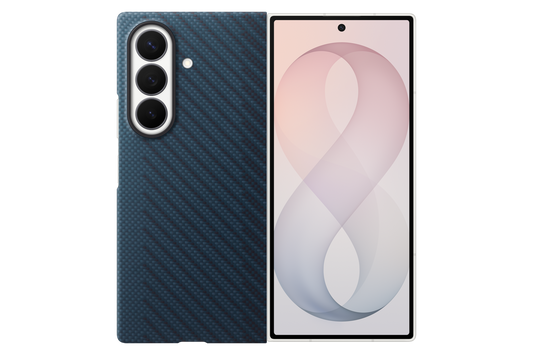 Samsung Galaxy Z Fold8 Ultra Carbon Magnet Case Blue