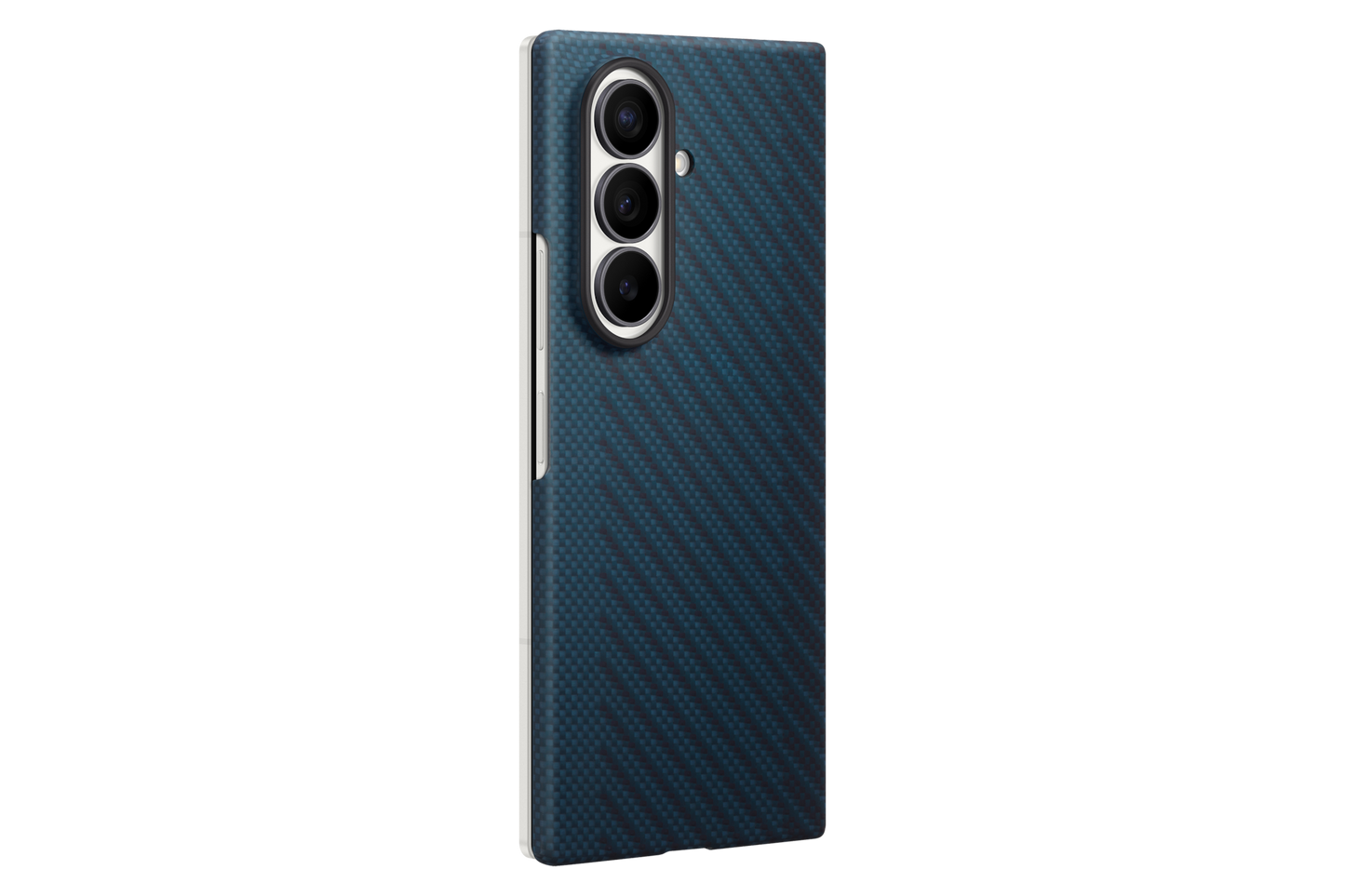 Samsung Z Fold8 Ultra Carbon Magnet Case Blue - Lifestyle