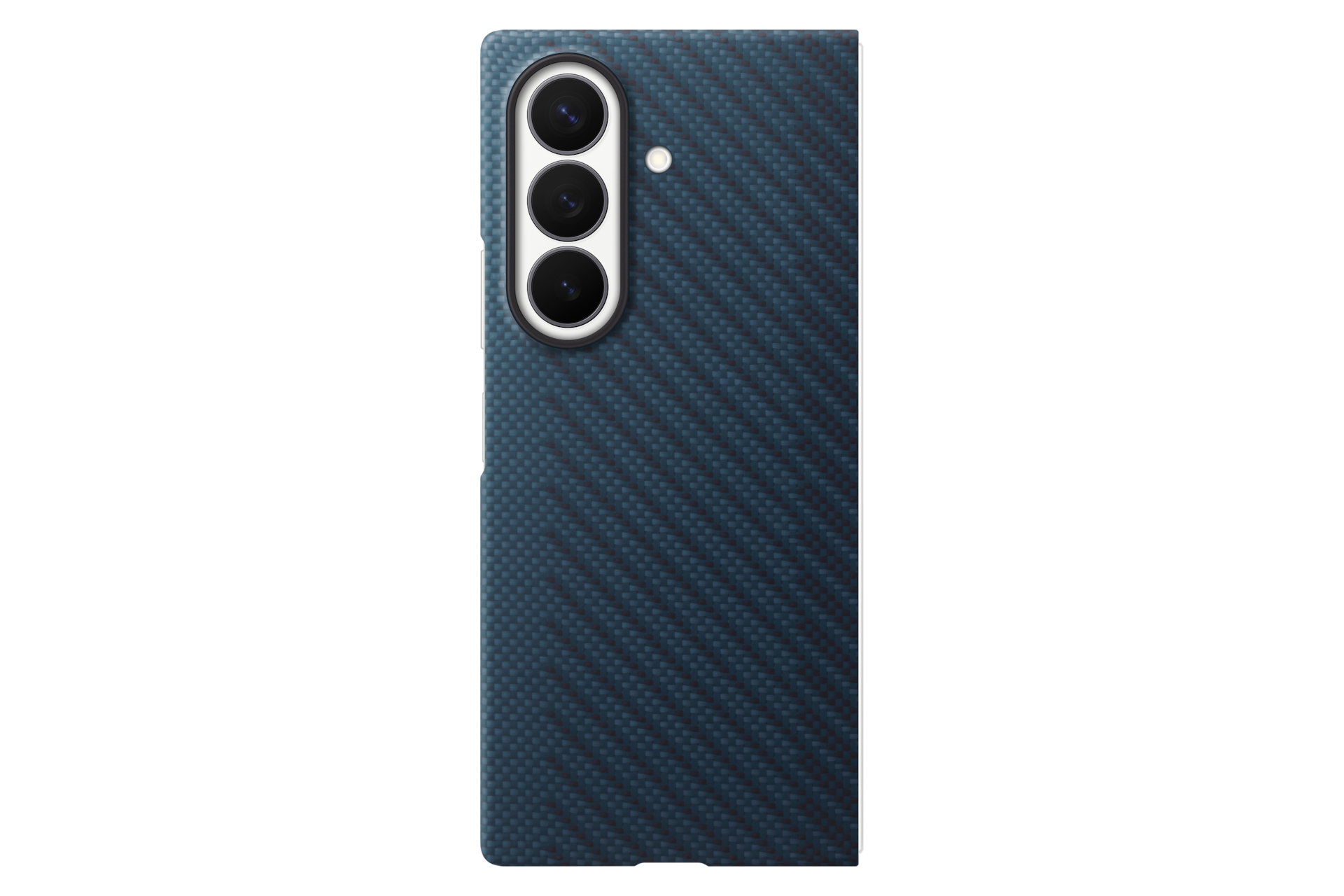 Samsung Z Fold8 Ultra Carbon Magnet Case Blue - Angle