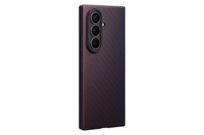 Samsung Z Fold8 Ultra Carbon Magnet Case Violet - Lifestyle