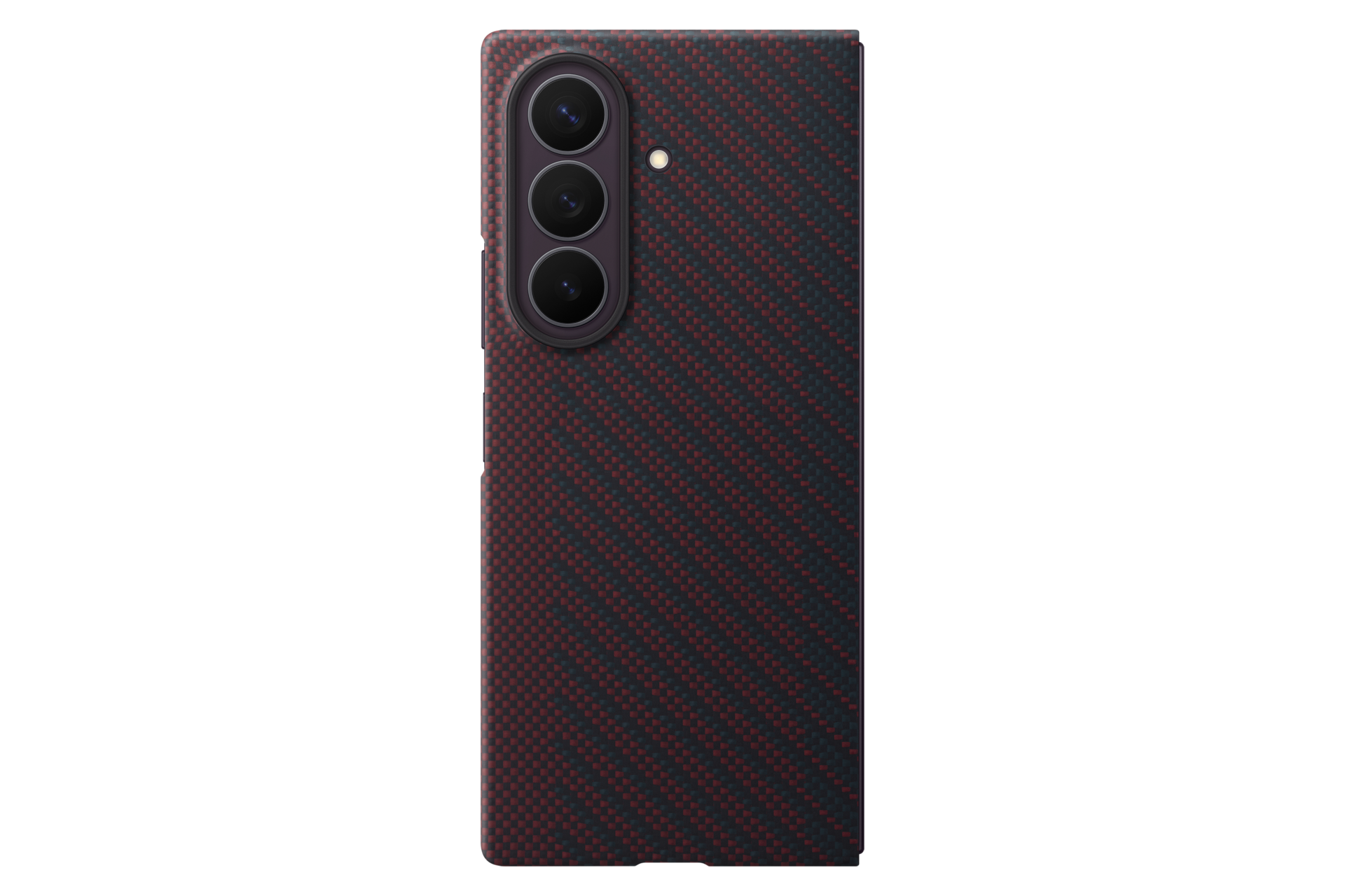 Samsung Z Fold8 Ultra Carbon Magnet Case Violet - Angle