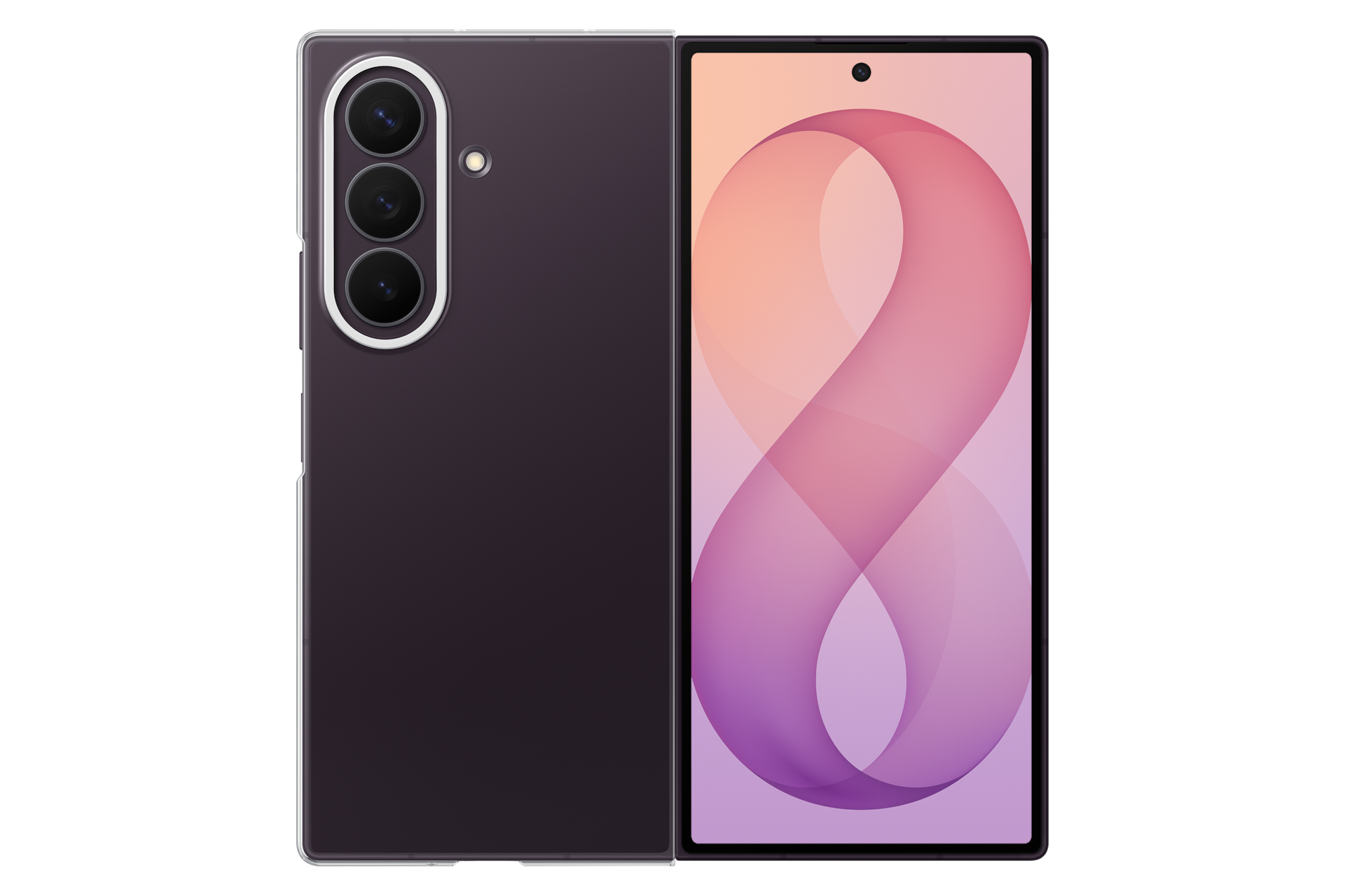 Samsung Galaxy Z Fold8 Ultra Clear Case Transparent