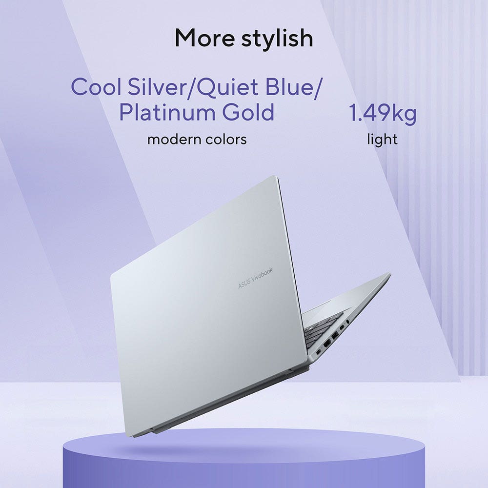 Asus Vivobook 14 Copilot+ PC Snapdragon X X1 26 100, 16GB RAM, 1TB SSD, 14-inch display, Windows 11 Home