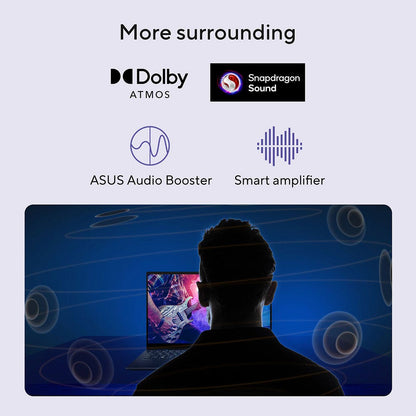 Asus Vivobook 14 Copilot+ PC Snapdragon X X1 26 100, 16GB RAM, 1TB SSD, 14-inch display, Windows 11 Home