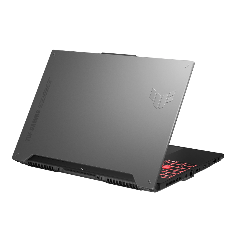 ASUS TUF Gaming A15 FA507 Graphite Black - Lid Top View