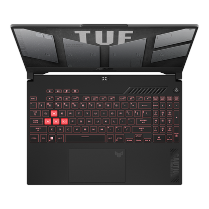 ASUS TUF Gaming A15 FA507 Graphite Black - Angled View