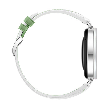 Huawei Watch GT 7 41mm Konsu Leather Strap Green White — Smartwatch