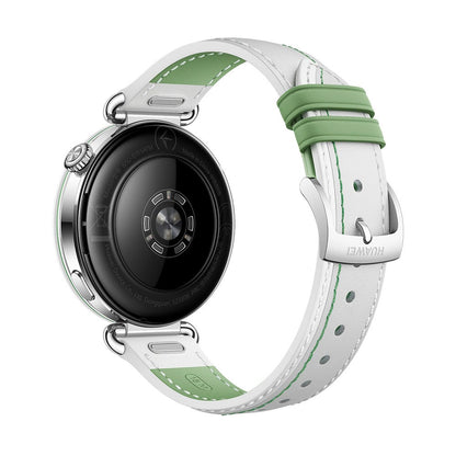 Huawei Watch GT 7 41mm Konsu Leather Strap Green White — Smartwatch