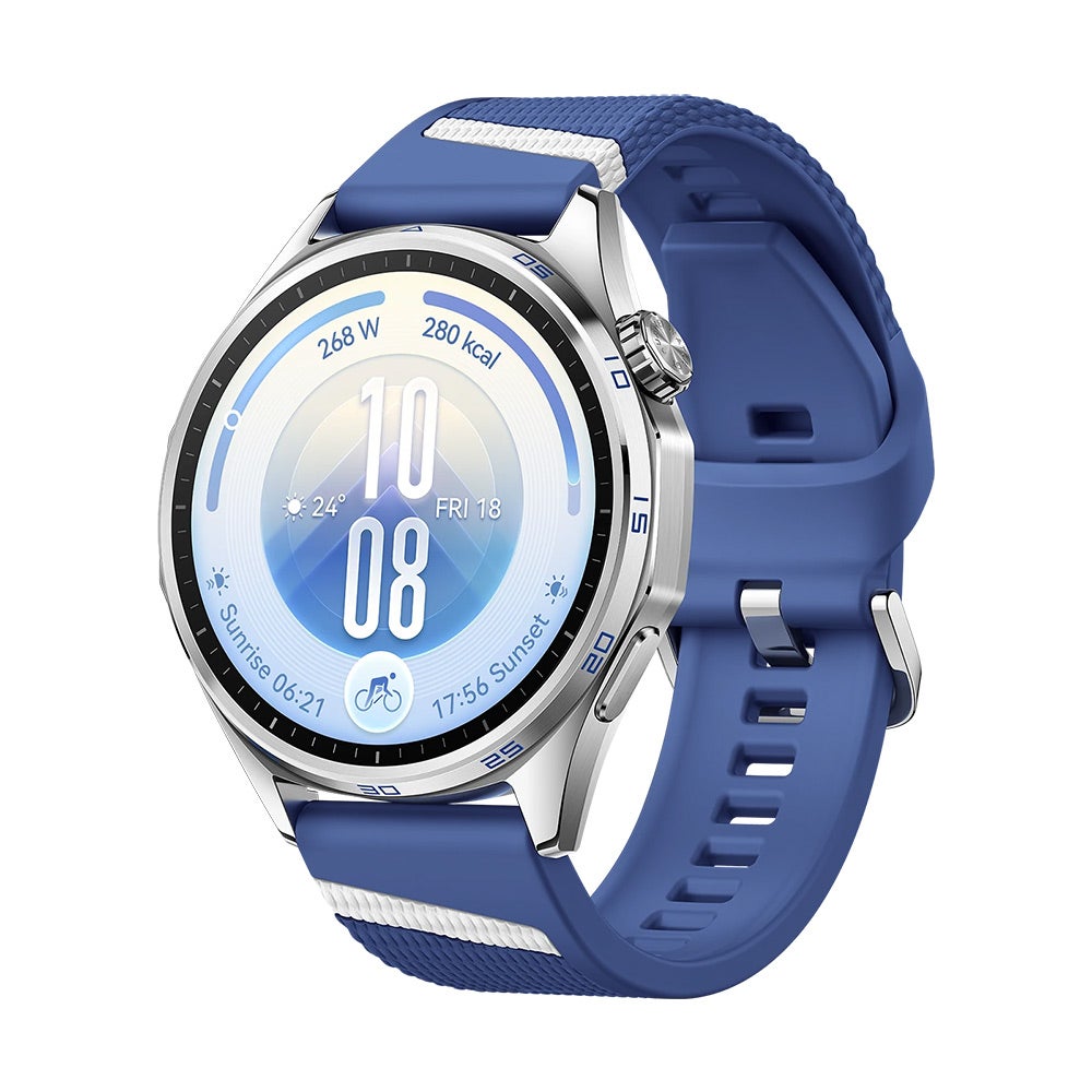 Huawei Watch GT 7 46mm Atum Fluoroelastomer Strap Blue — Smartwatch