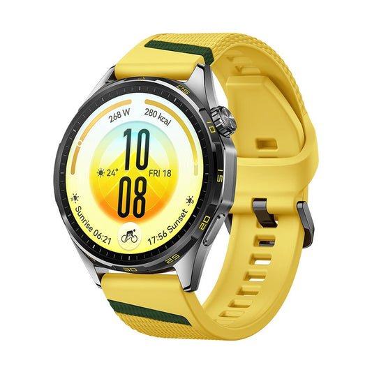 Huawei Watch GT 7 46mm Atum Fluoroelastomer Strap Yellow — Smartwatch