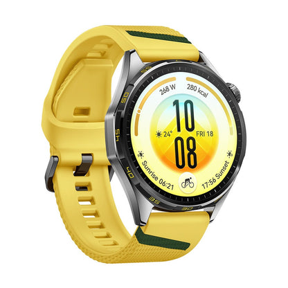 Huawei Watch GT 7 46mm Atum Fluoroelastomer Strap Yellow — Smartwatch