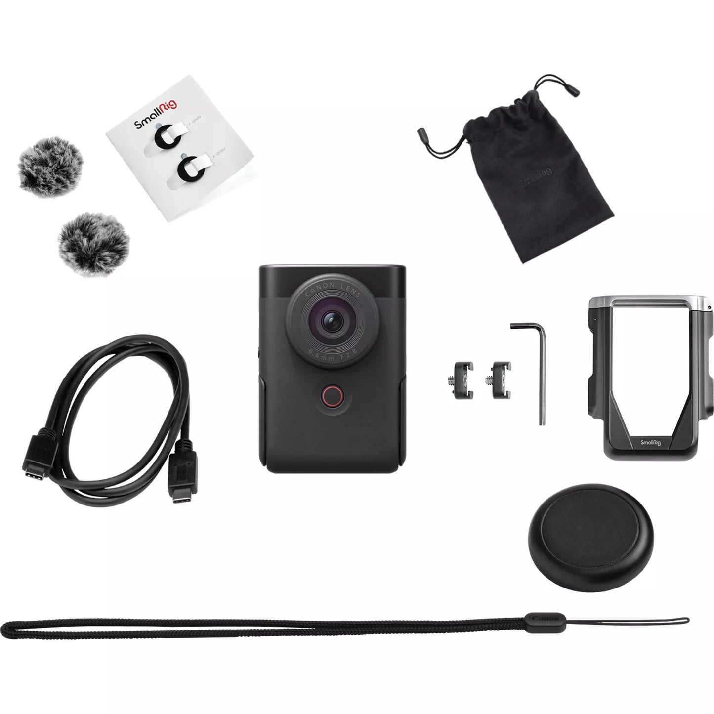 Canon PowerShot V10 Advanced Vlogging Kit, Black
