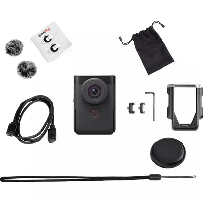 Canon PowerShot V10 Advanced Vlogging Kit, Black