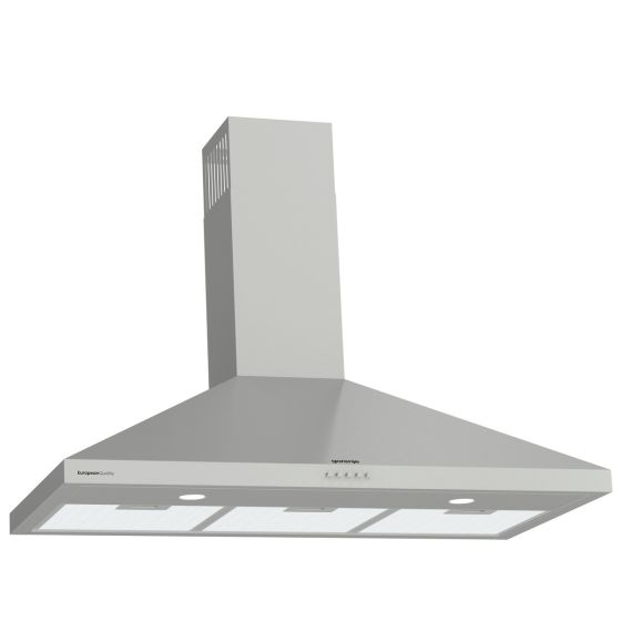 Gorenje Built in Wall Mounted Hood, 90 cm, Pyramid Design, Stainless Steel, WHC924EX