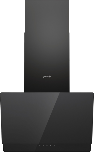 Gorenje Built-In Inclined Chimney Hood, 60cm, Black painted stainless Steel, WHI649EB