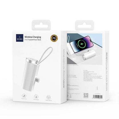 Wiwu Capsule Mobile Power Bank 5000mAh White