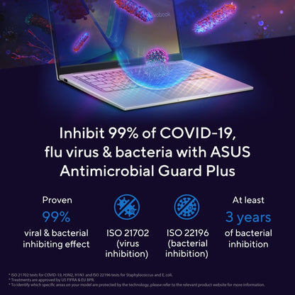 ASUS Vivobook 14 X1404VA‑EB385W – Intel Core 5‑120U | Intel Graphics | 16 GB RAM | 14″ FHD Display | Quiet Blue