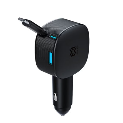 MYX PRO ZIPVOLT 78W RECT 3IN1 CAR CHR BLK